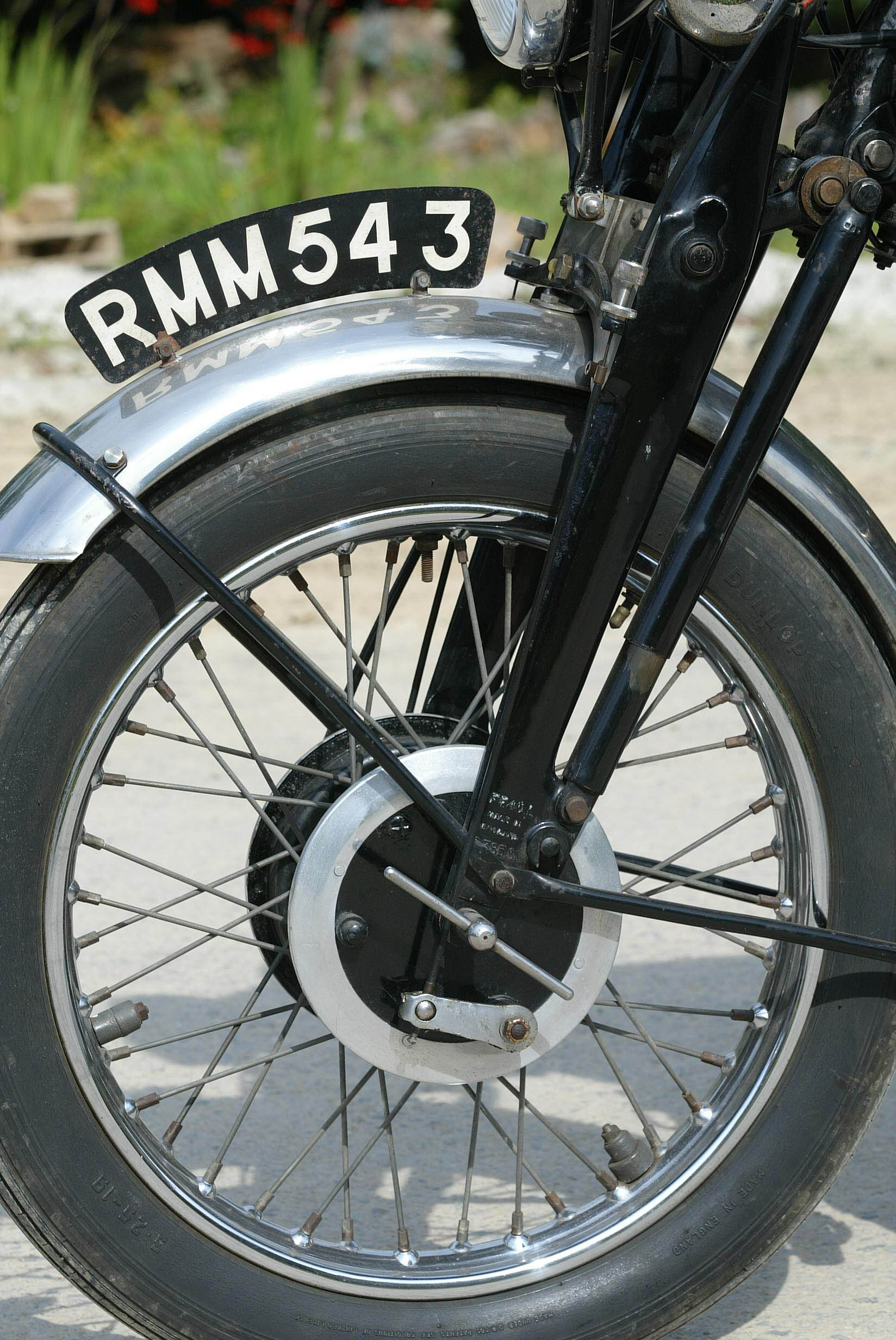 Vincent Rapide wheel