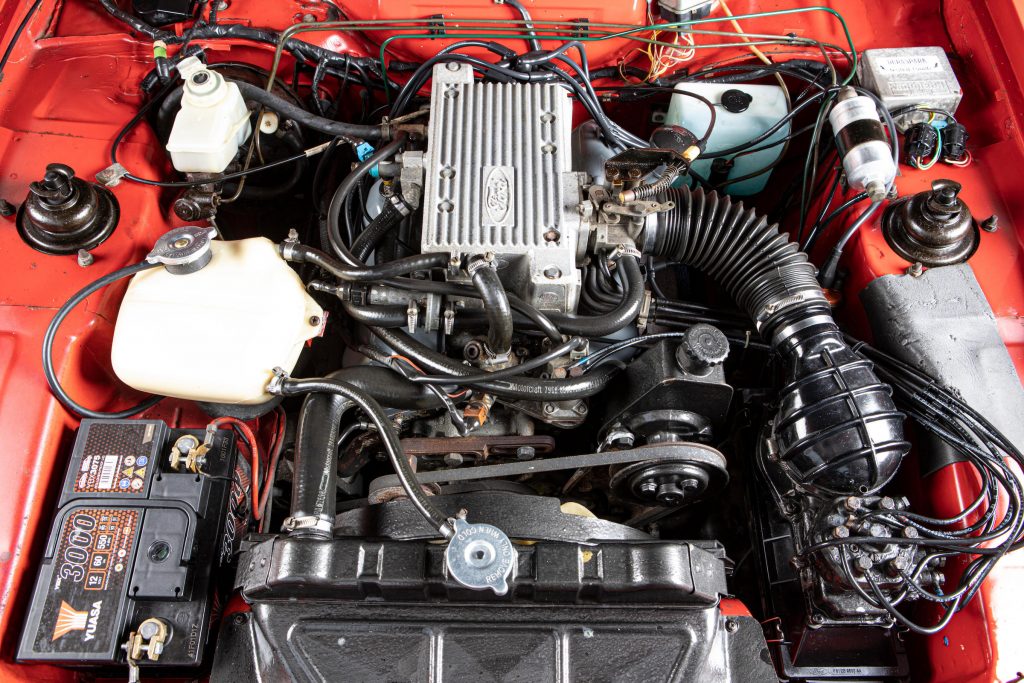 1986 Ford Capri 2.8i Special Bonhams engine