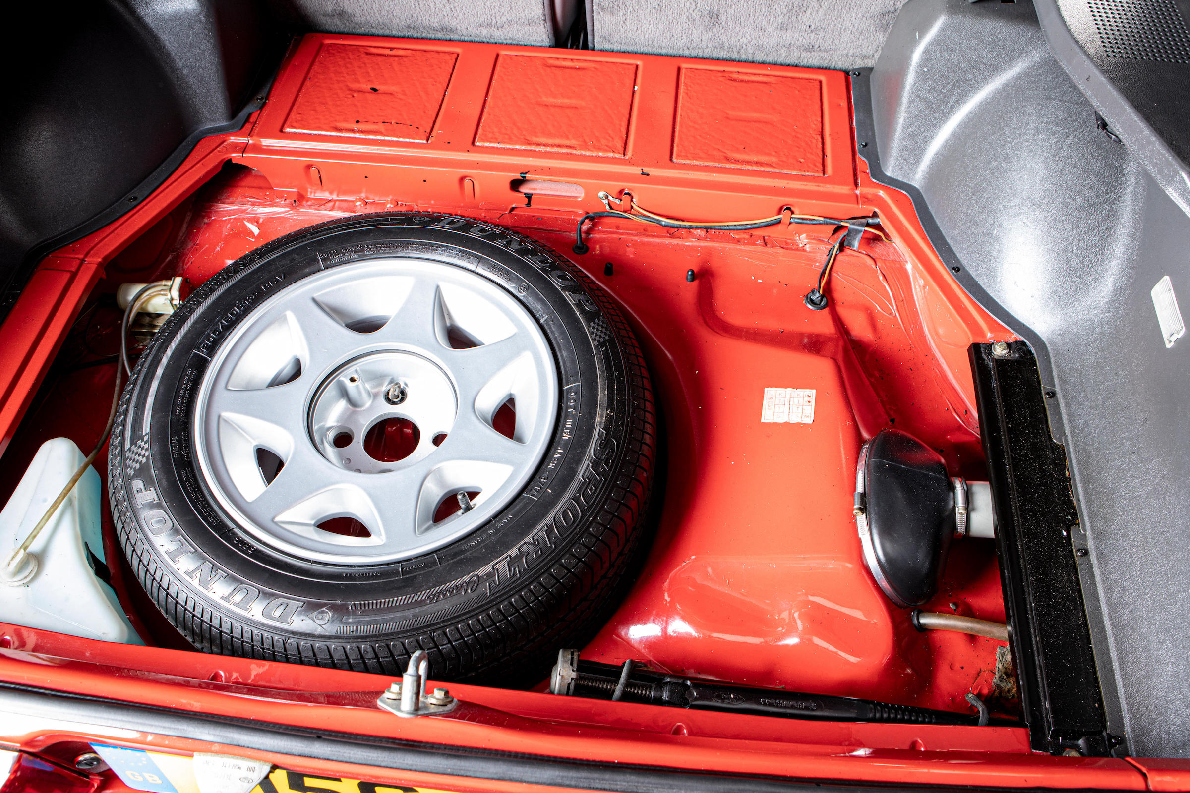 1986 Ford Capri 2.8i Special Bonhams spare wheel