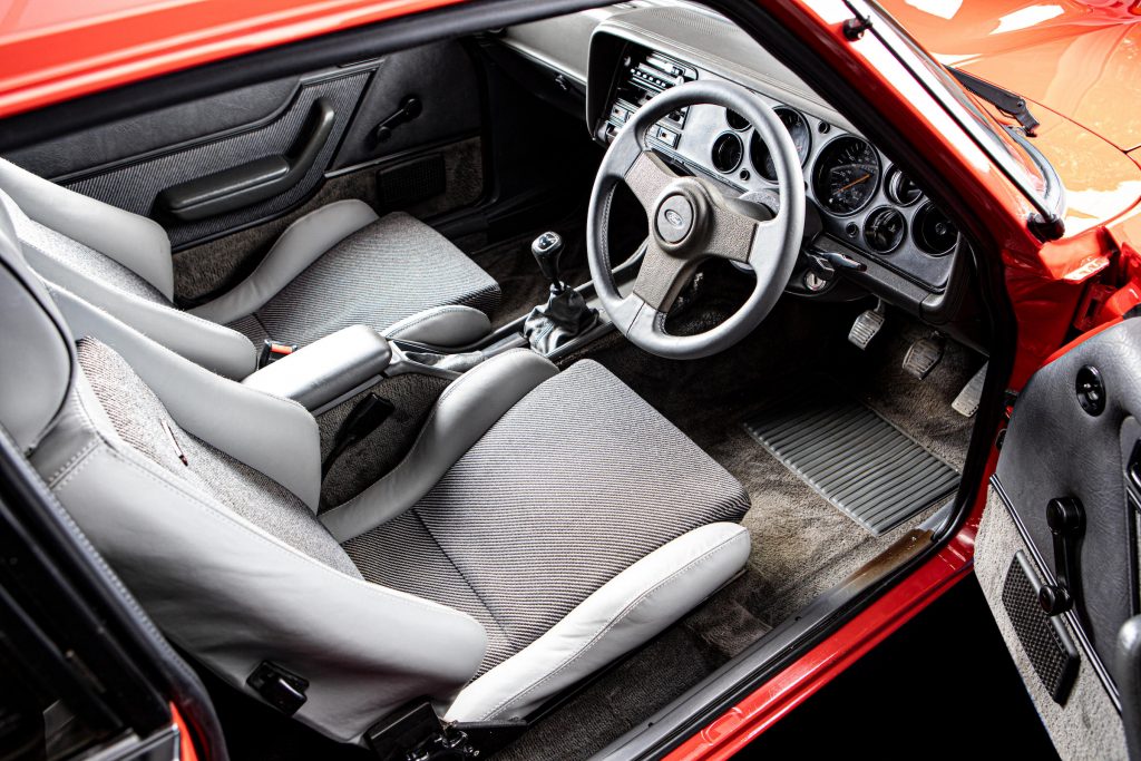 1986 Ford Capri 2.8i Special Bonhams interior