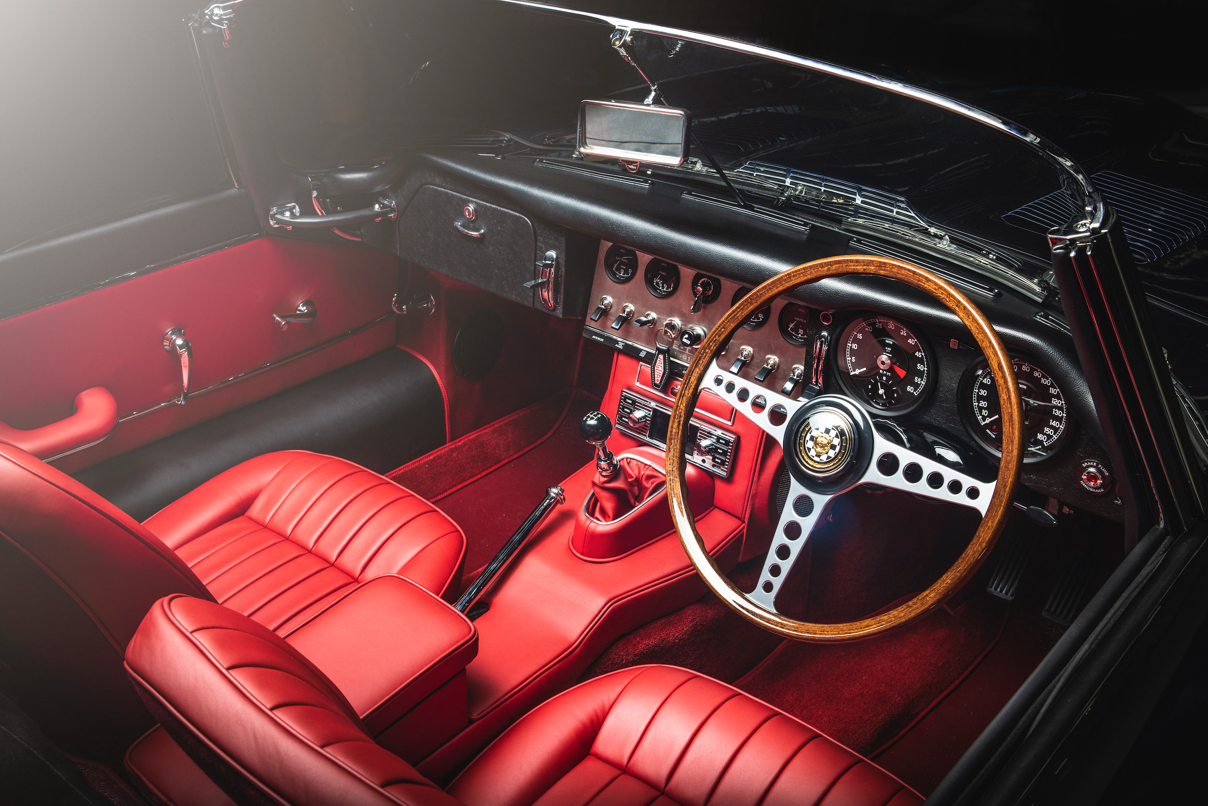 Jubilee Jaguar E-type interior