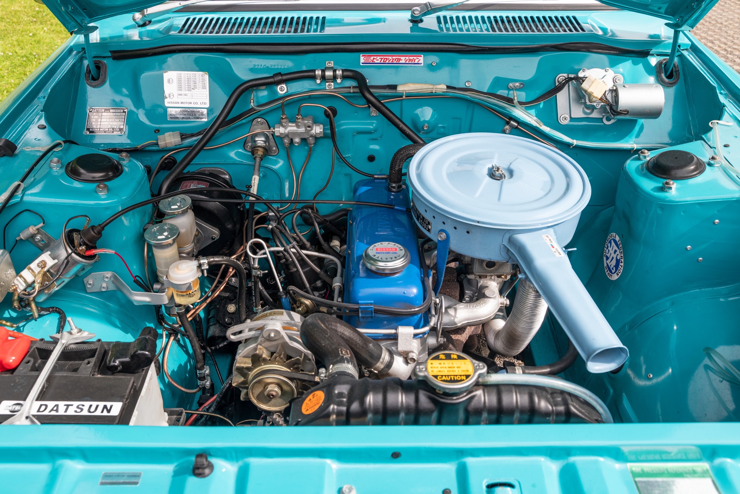 1978 Datsun 120Y engine