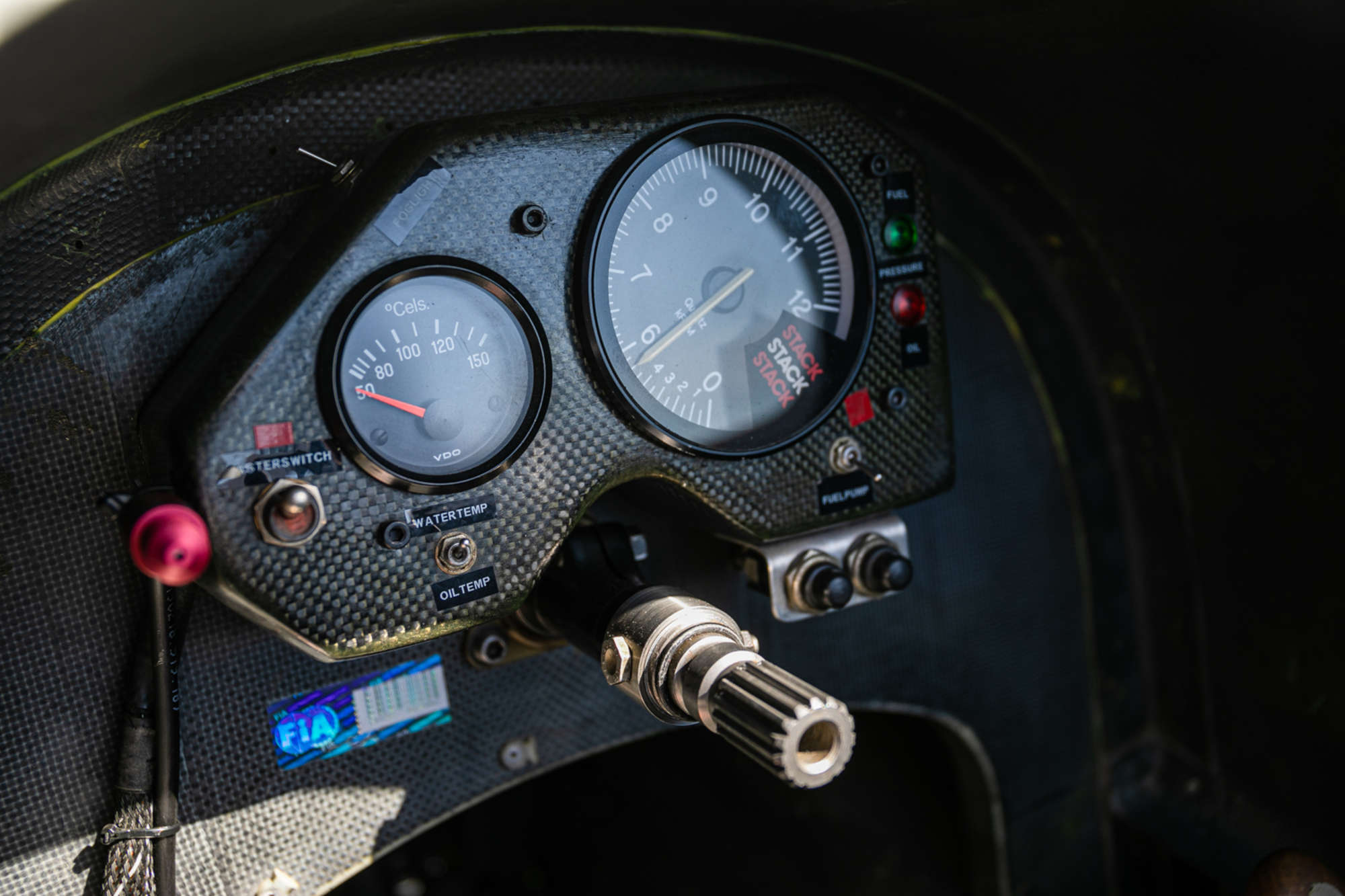 EuroBrun F1 cockpit