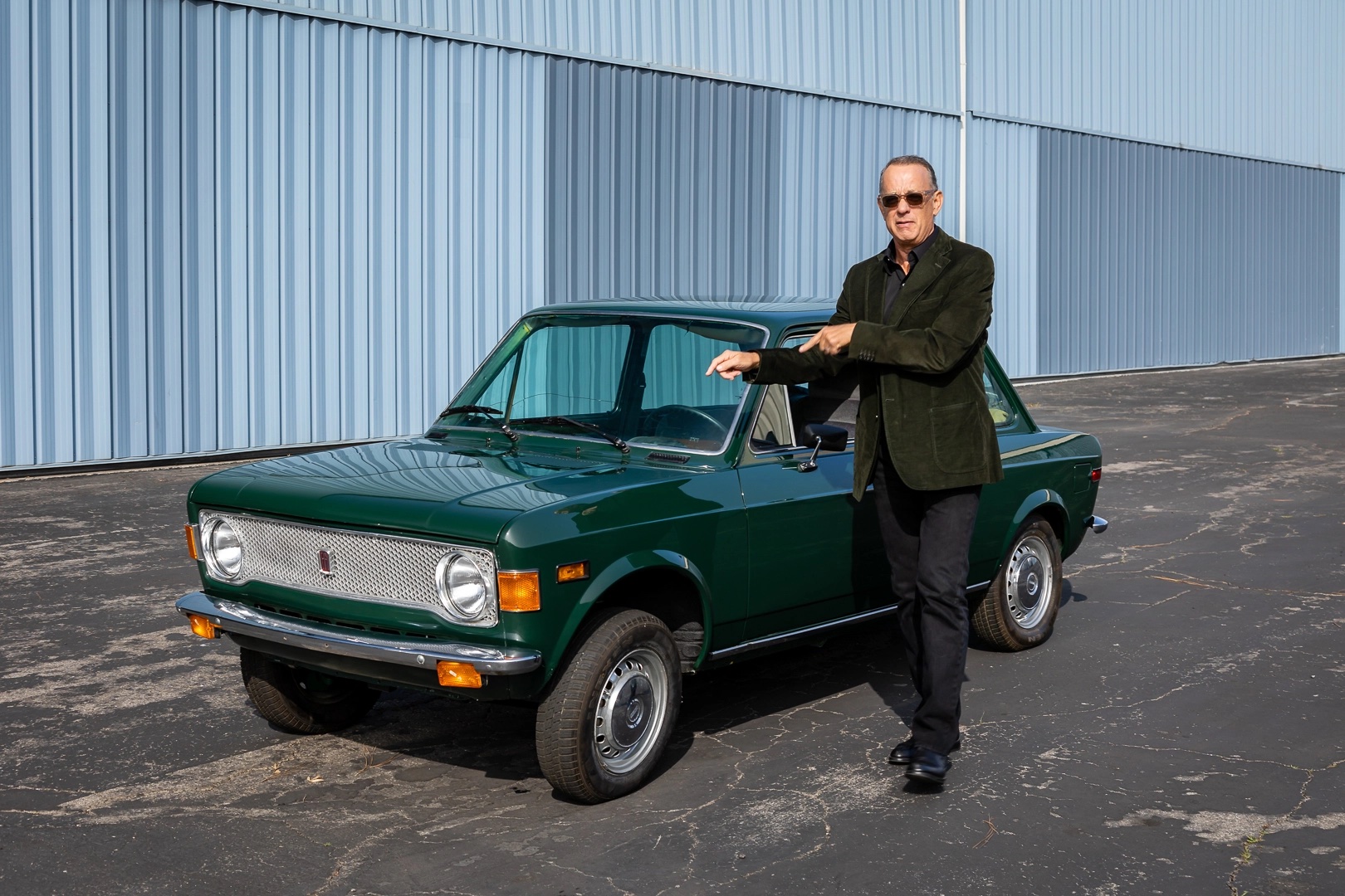 Will you fall for Tom Hanks’ Fiat 128?