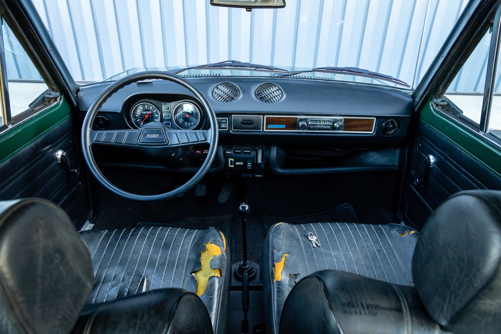 Tom Hanks Fiat 128 interior