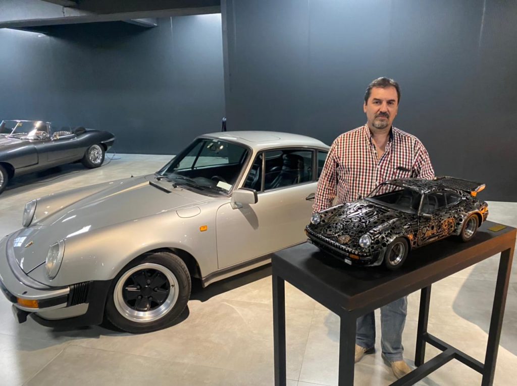 Mario Tagliavini sculpture Porsche