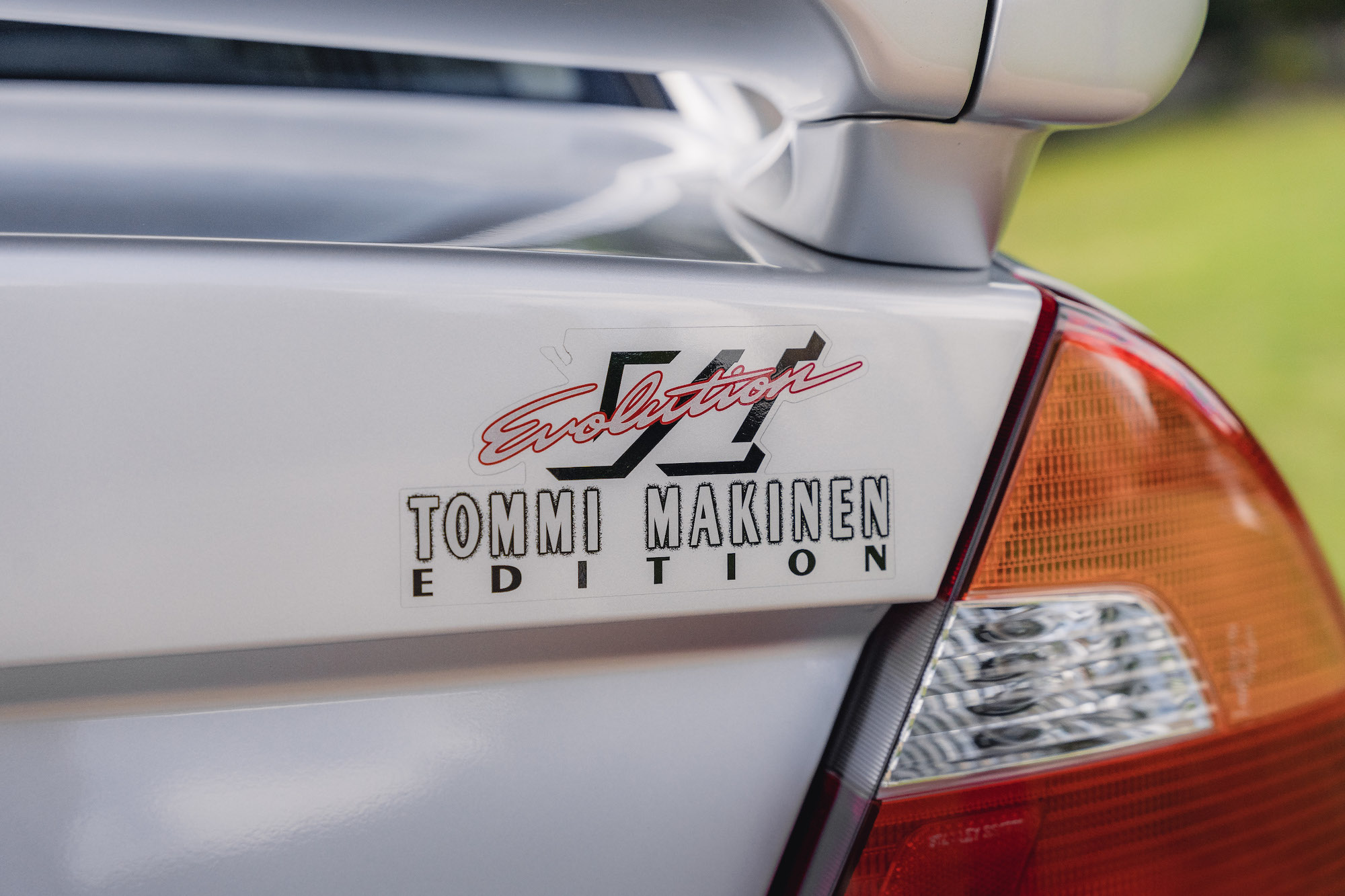 2001 Mitsubishi Evo VI Tommi Makinen badge