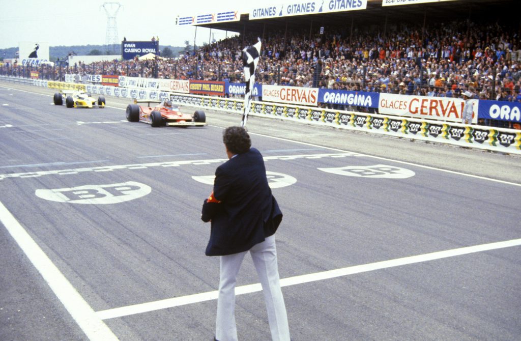 Gilles Villeneuve and Rene Arnoux French Grand Prix
