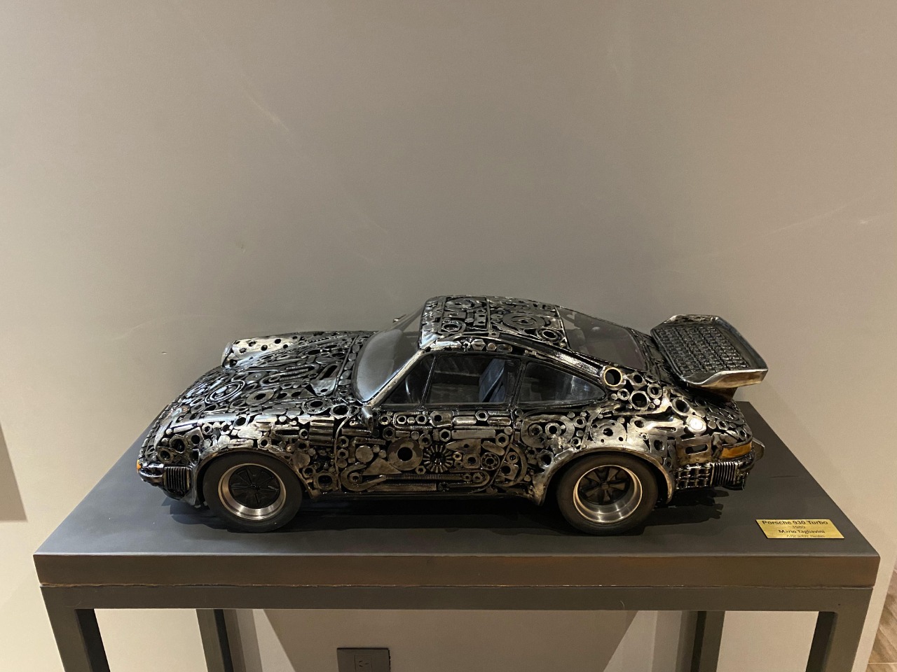 Mario Tagliavini sculpture Porsche