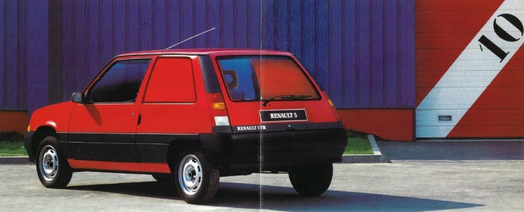 Renault 5 van brochure