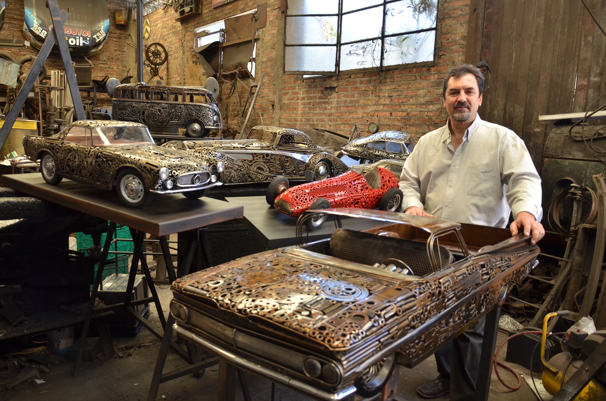 How one man’s scrap becomes another man’s sculpture: The nuts and bolts of upcycling with metallurgist Mario Tagliavini