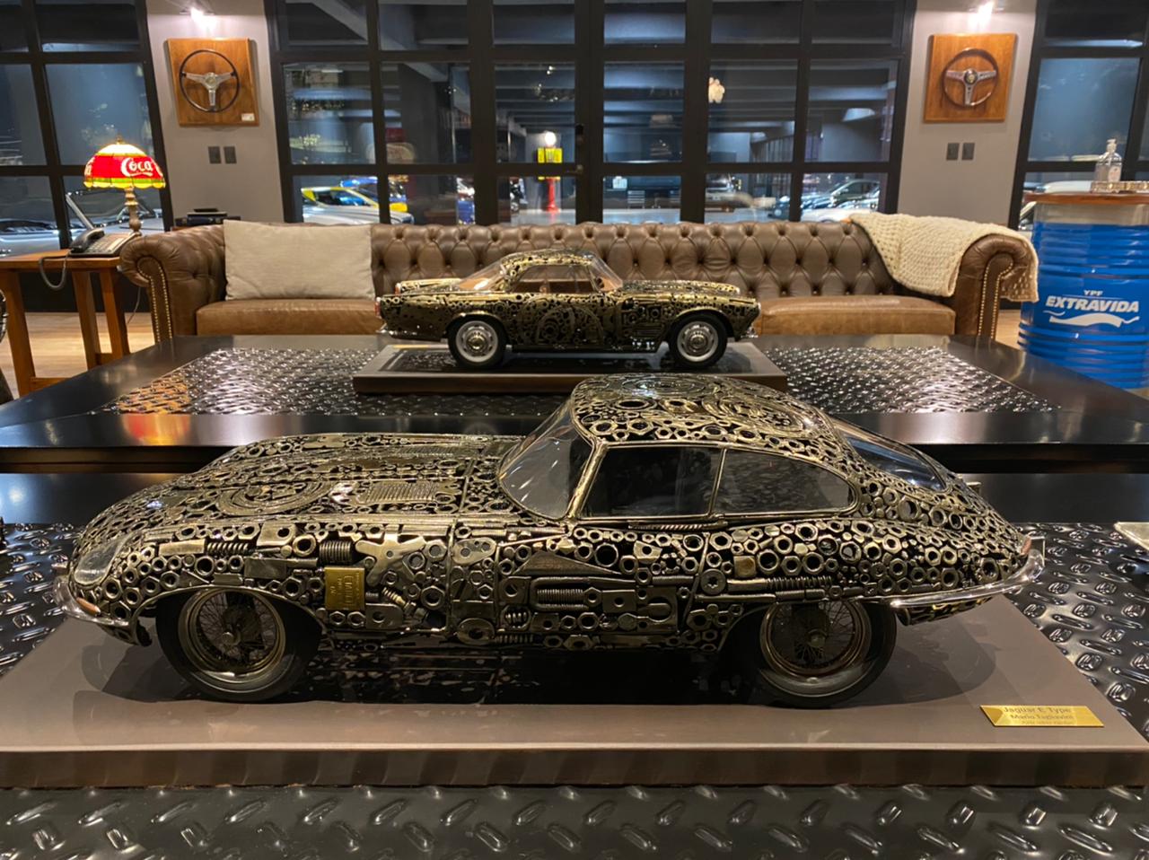 Mario Tagliavini E-type sculpture