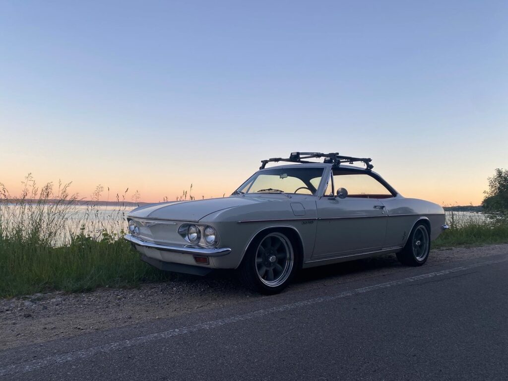 Chevrolet Corvair sunset