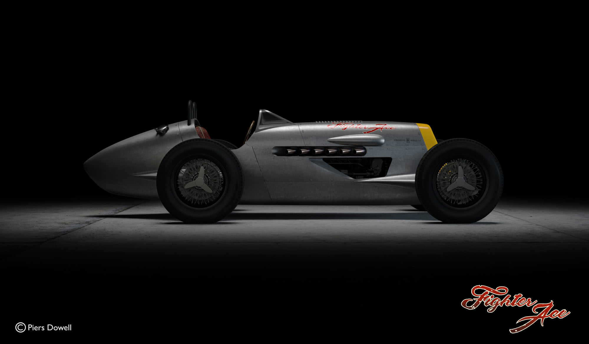 British artist wants to build a Spitfire-powered racer