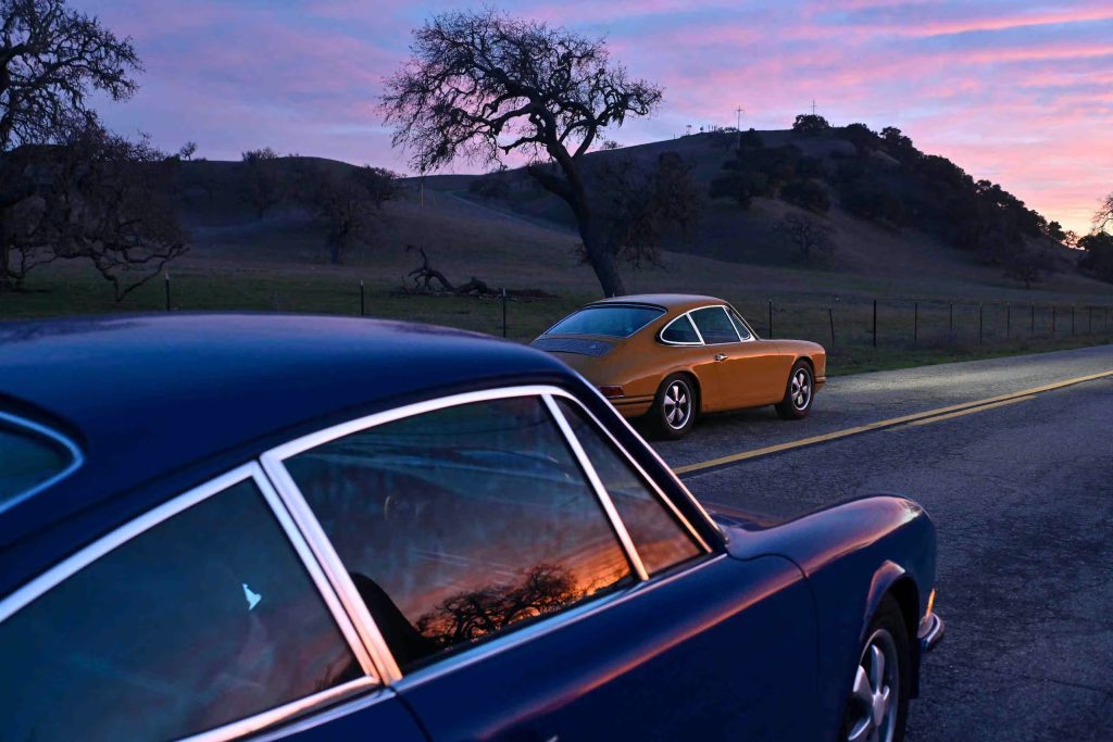 Porsche 911E and 912 comparison