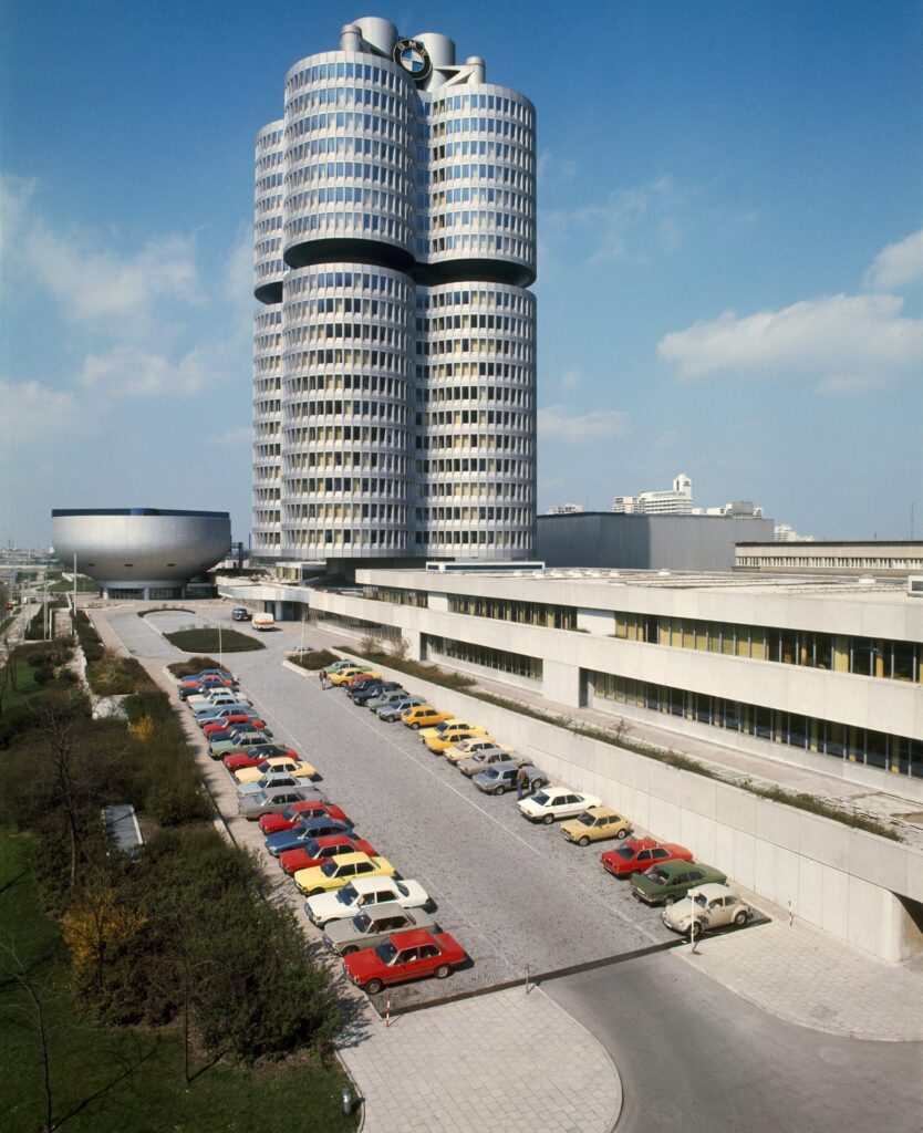 BMW HQ car park