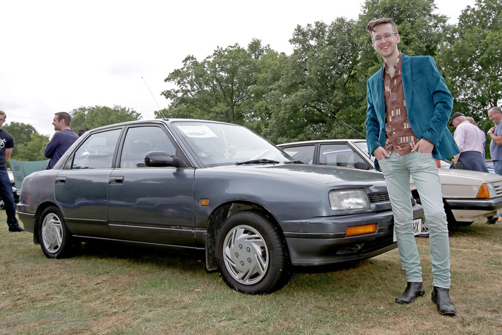 Cameron Hans-Brooker and his Daihatsu Applause