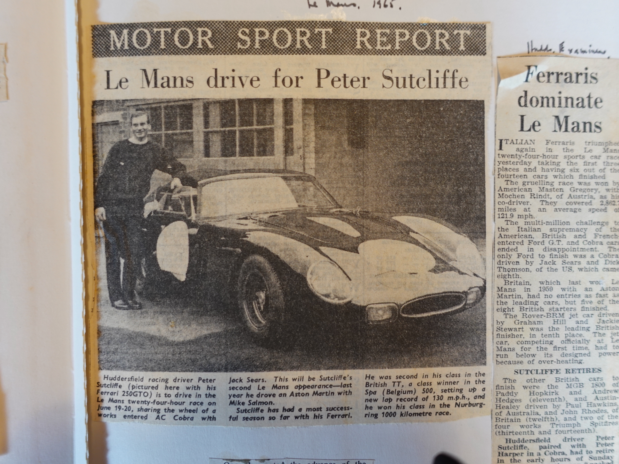 Peter Sutcliffe Ferrari GTO