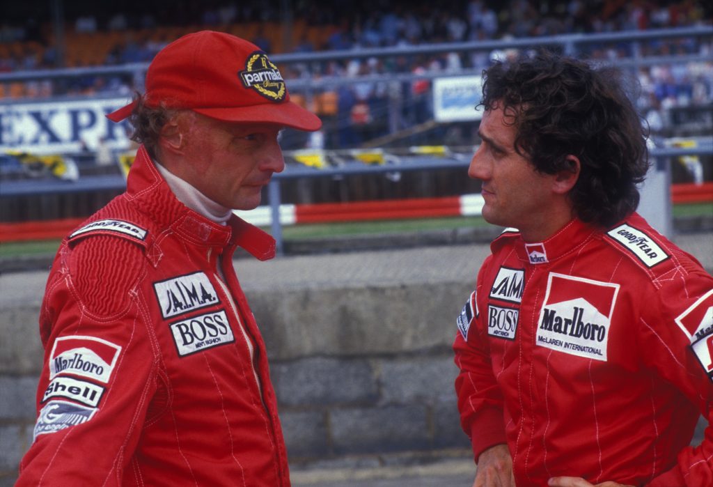 Niki Lauda Alain Prost