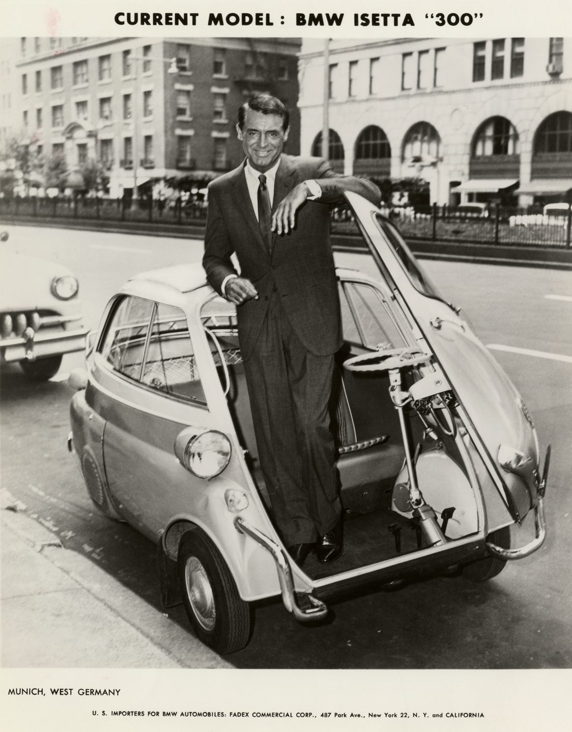 Cary Grant Isetta advert