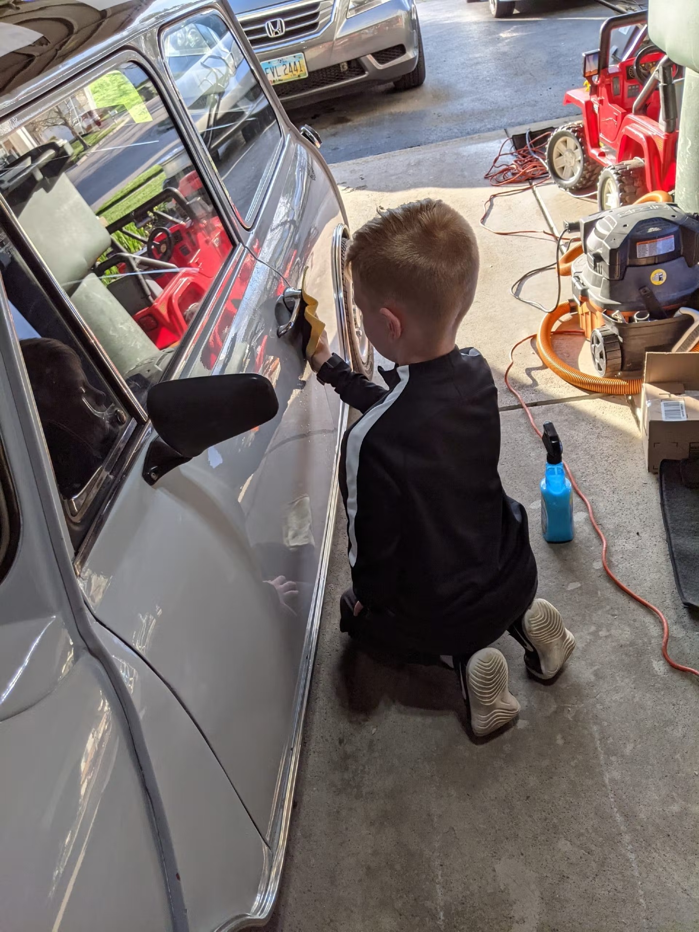 Polishing an old Mini