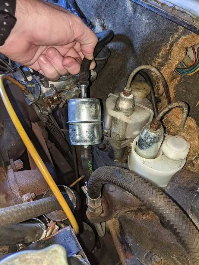 Clogged fuel pump Mini Cooper