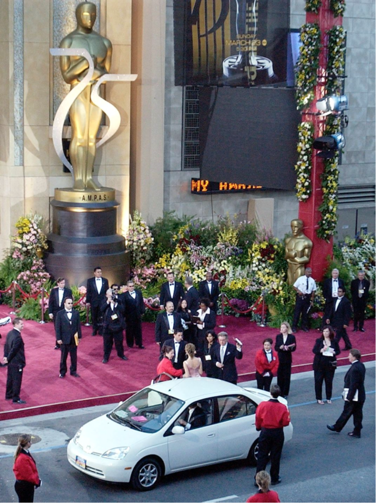 Toyota Prius at the Oscars