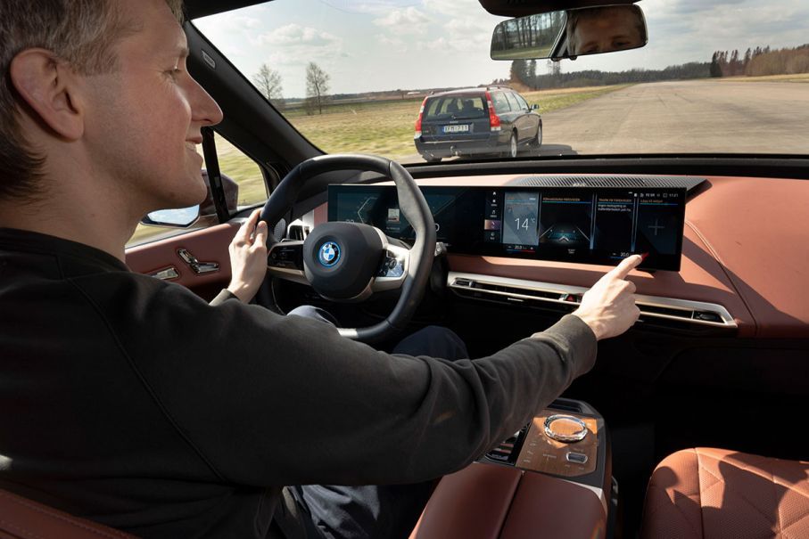 BMW iX touchscreen is a distraction