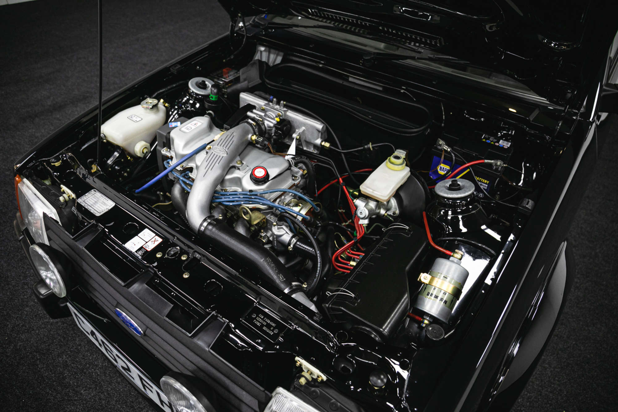 Princess DIana Ford Escort RS Turbo engine