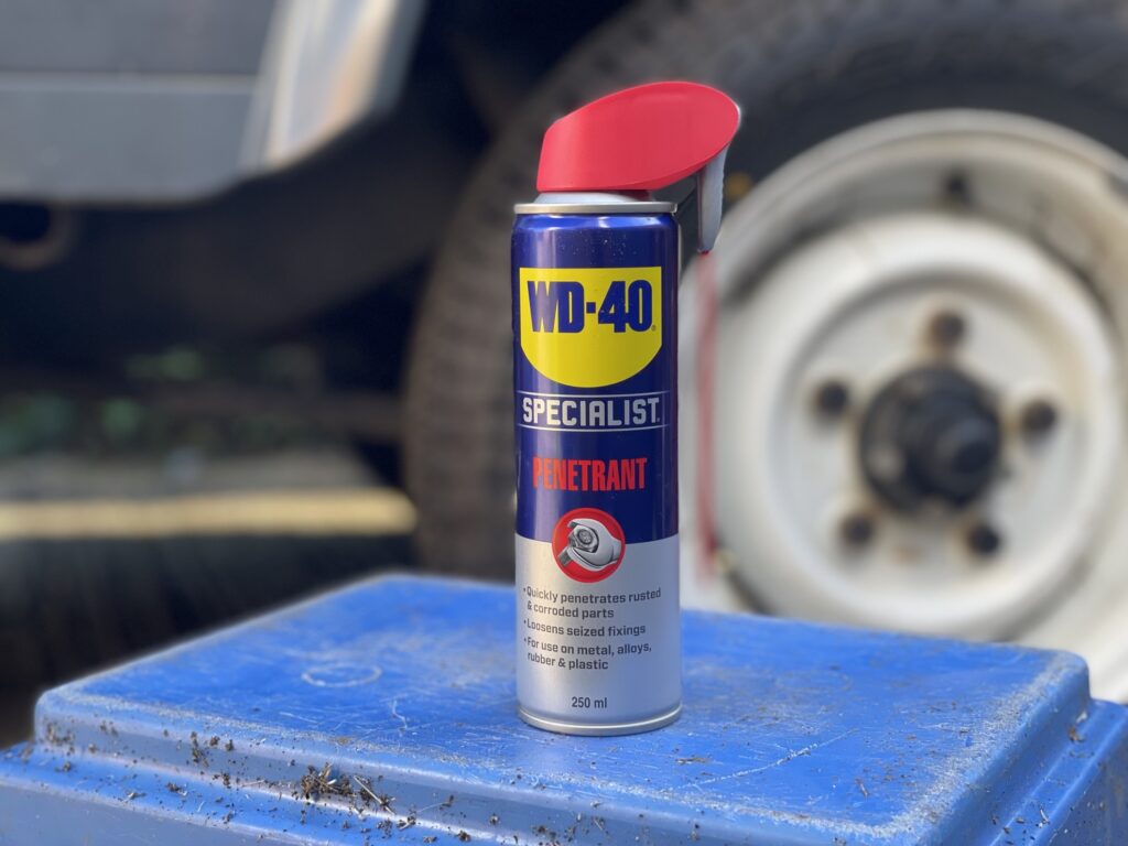 WD-40 penetrating fluid