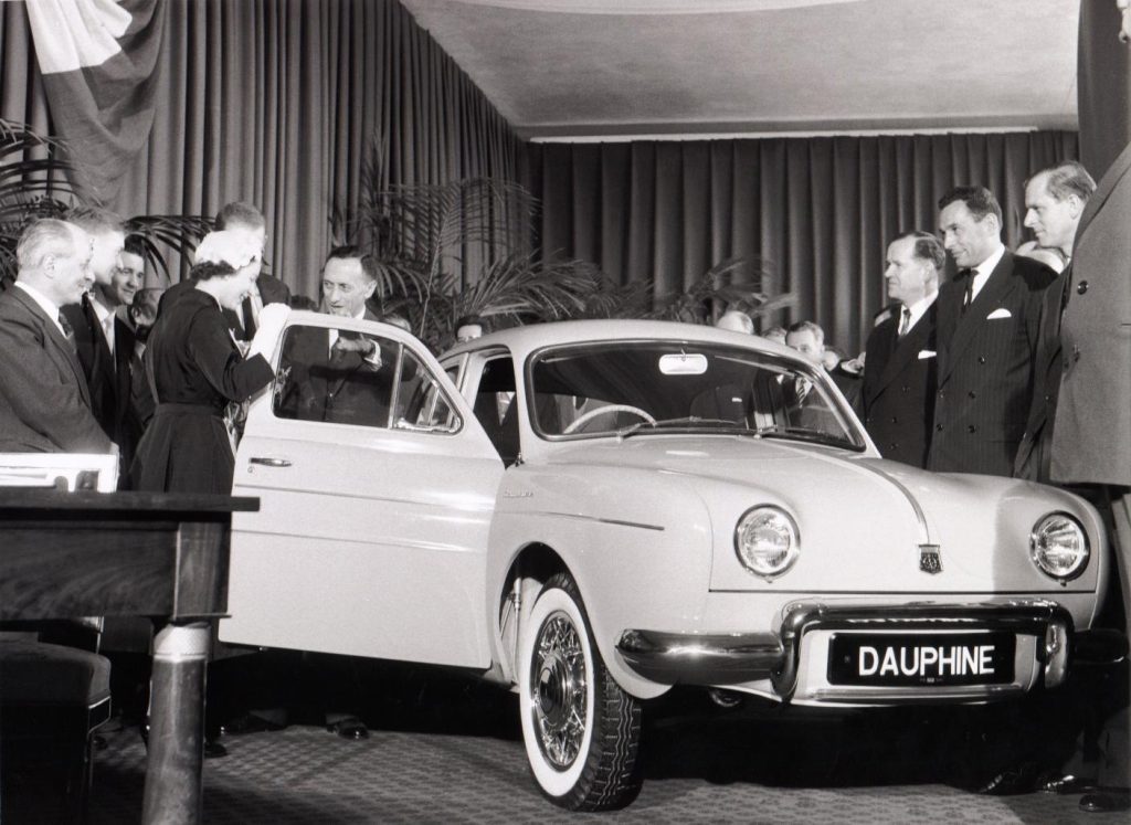 Queen Elizabeth Renault Dauphine