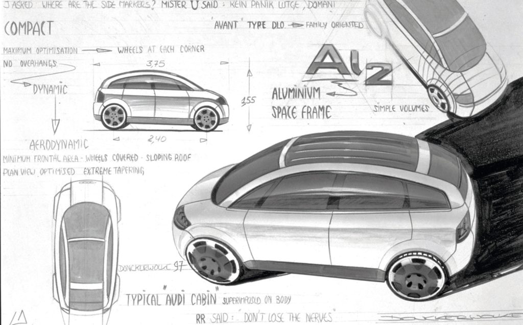 Audi AL2 sketches