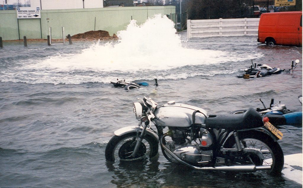 Ace Cafe flood