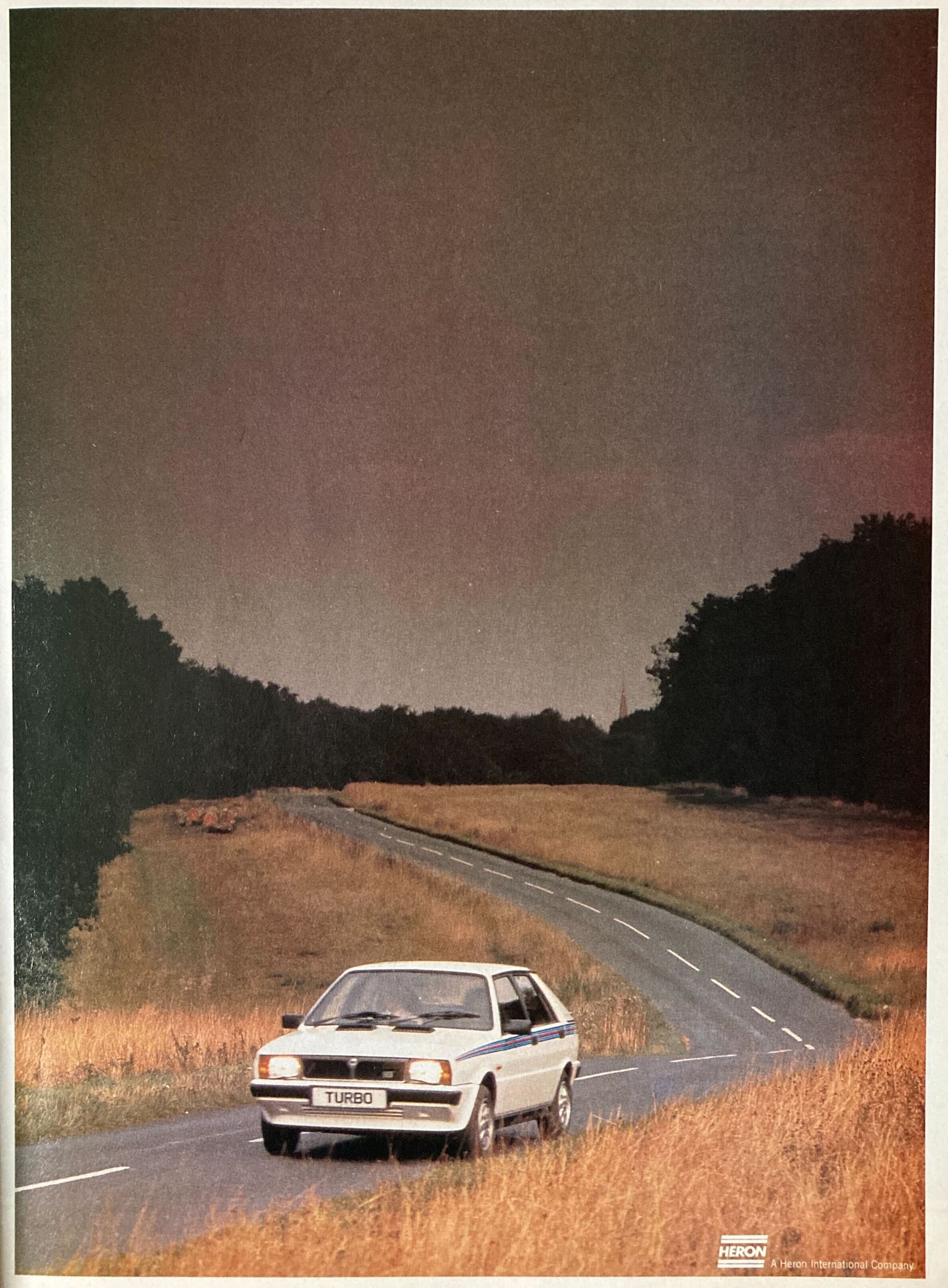 Lancia Delta HF Turbo advert