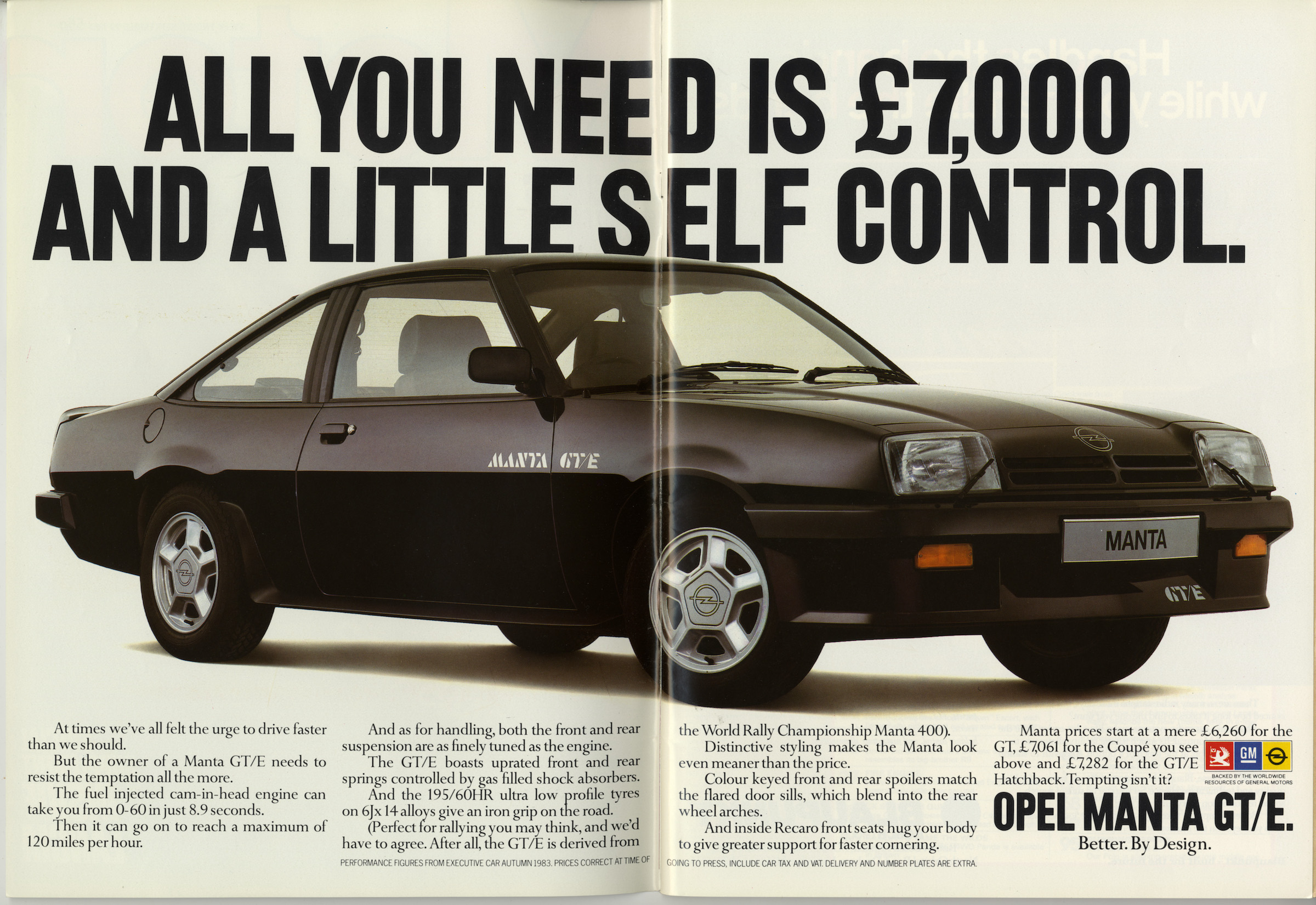 Opel Manta advert