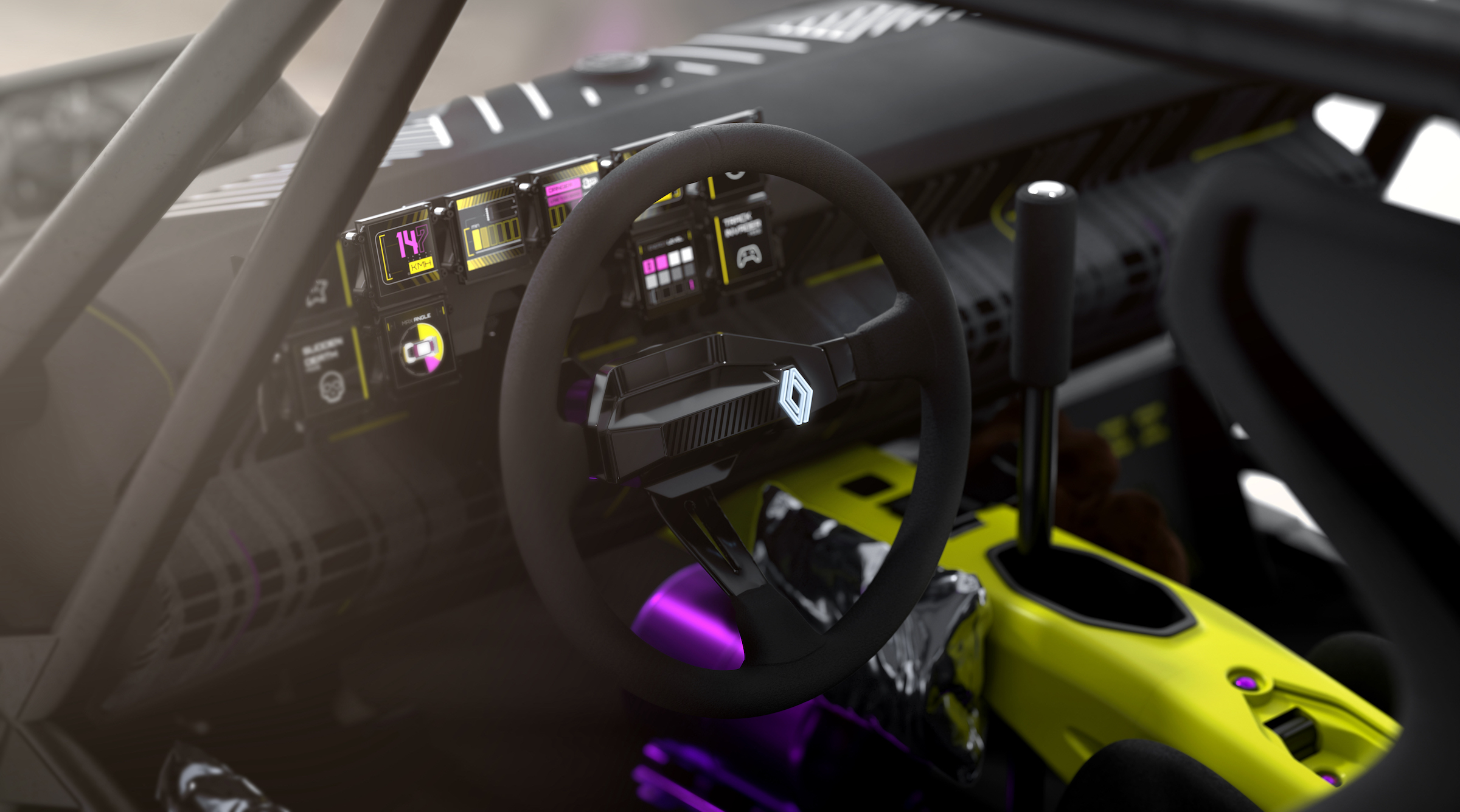 Renault R5 Turbo 3E interior