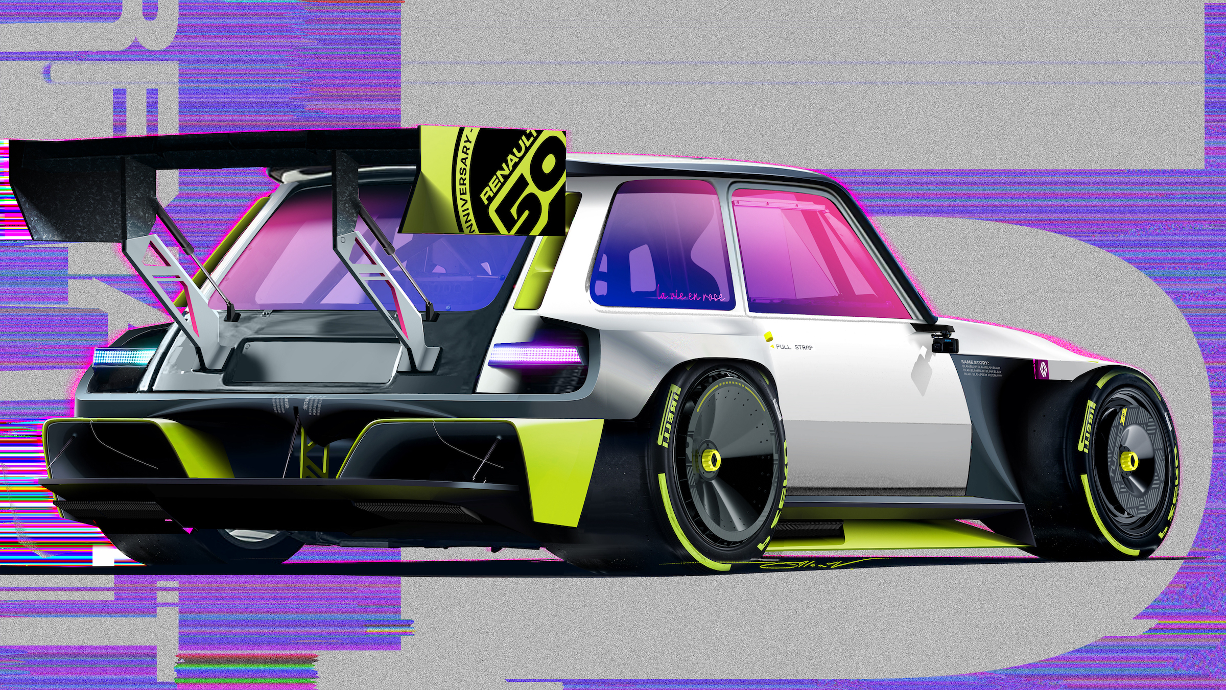 Renault R5 Turbo 3E sketch