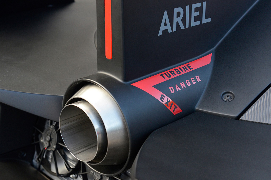 Ariel Hipercar exhaust