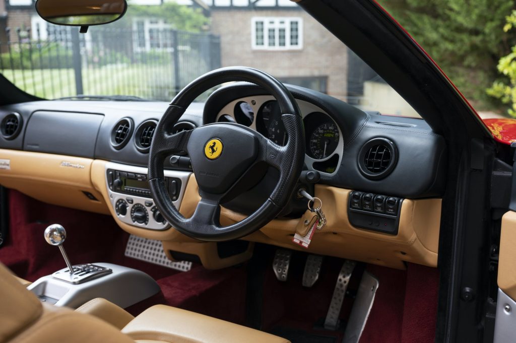Ferrari 360 Modena interior