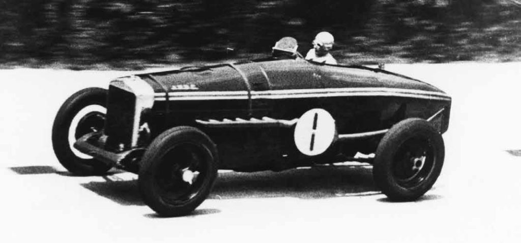 Kay Petre with the Delage V12