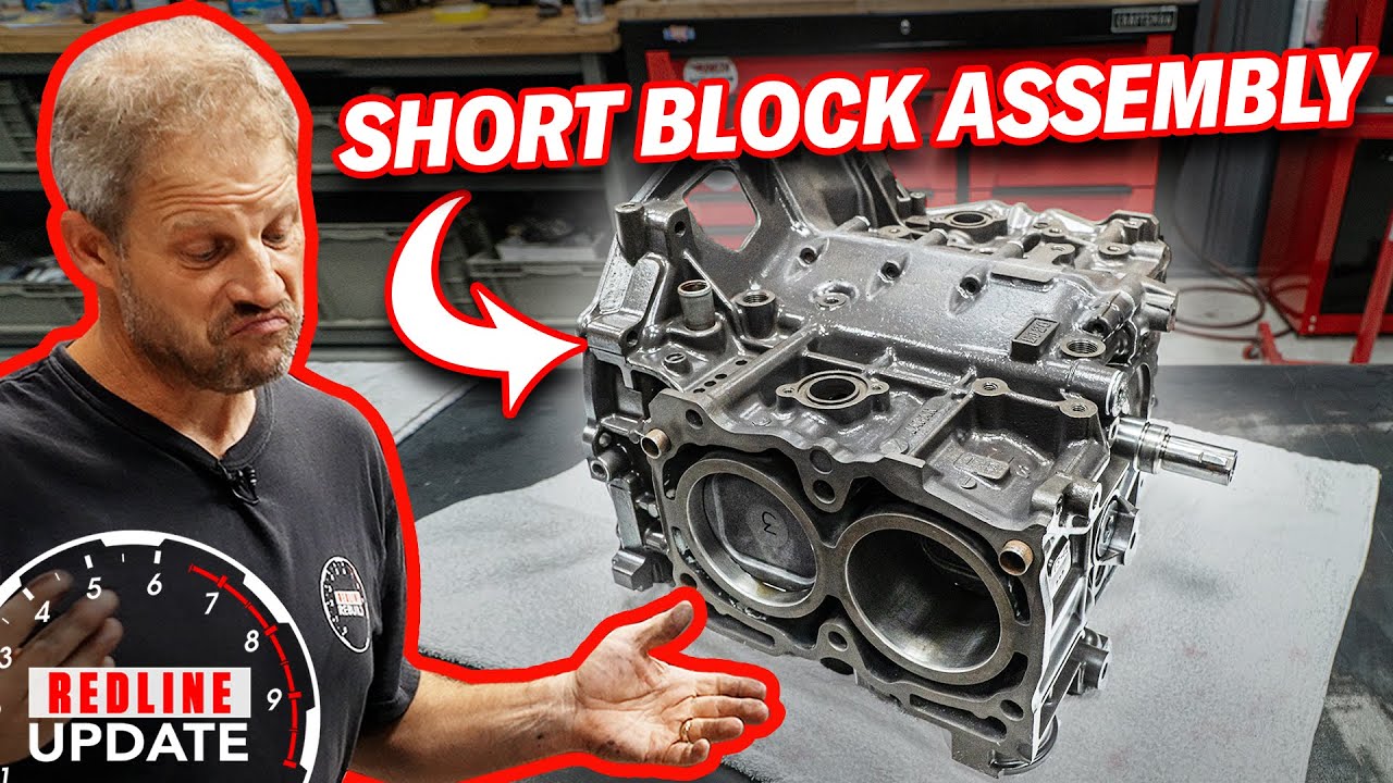 Subaru WRX EJ20 engine short block assembly