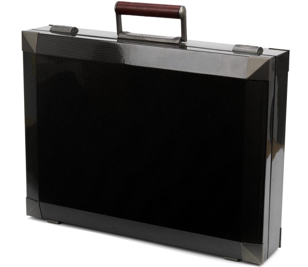 Carbon fibre briefcase by Pininfarina