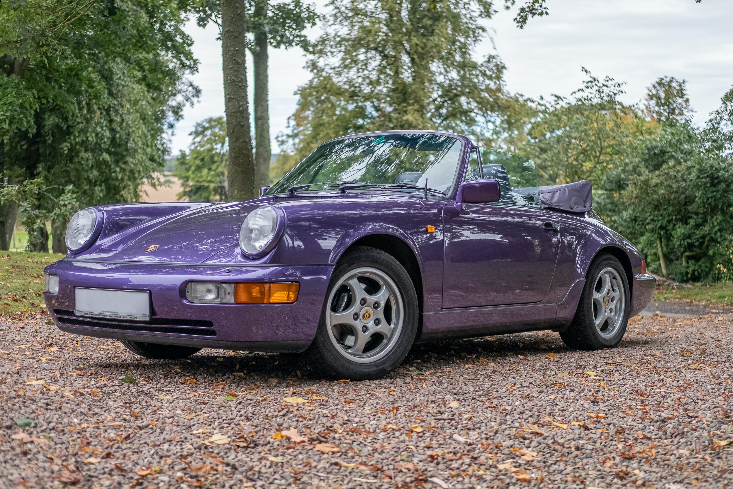 Porsche's purple-haze show car wasn't made for shrinking violets