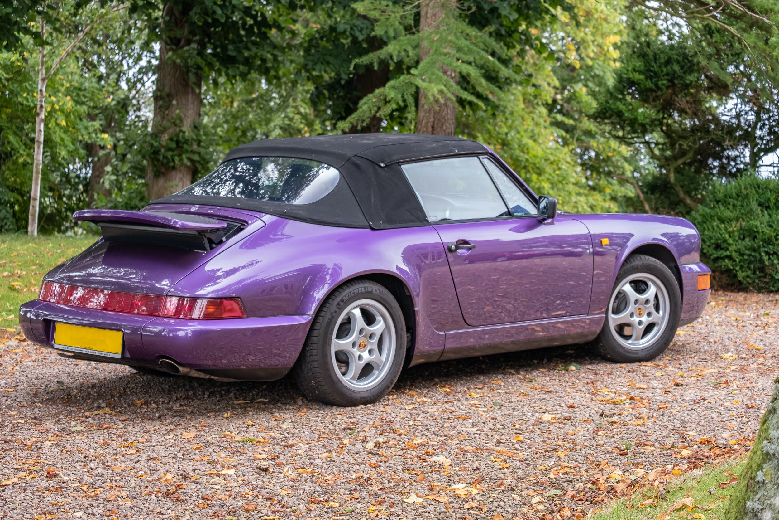Purple Porsche 964
