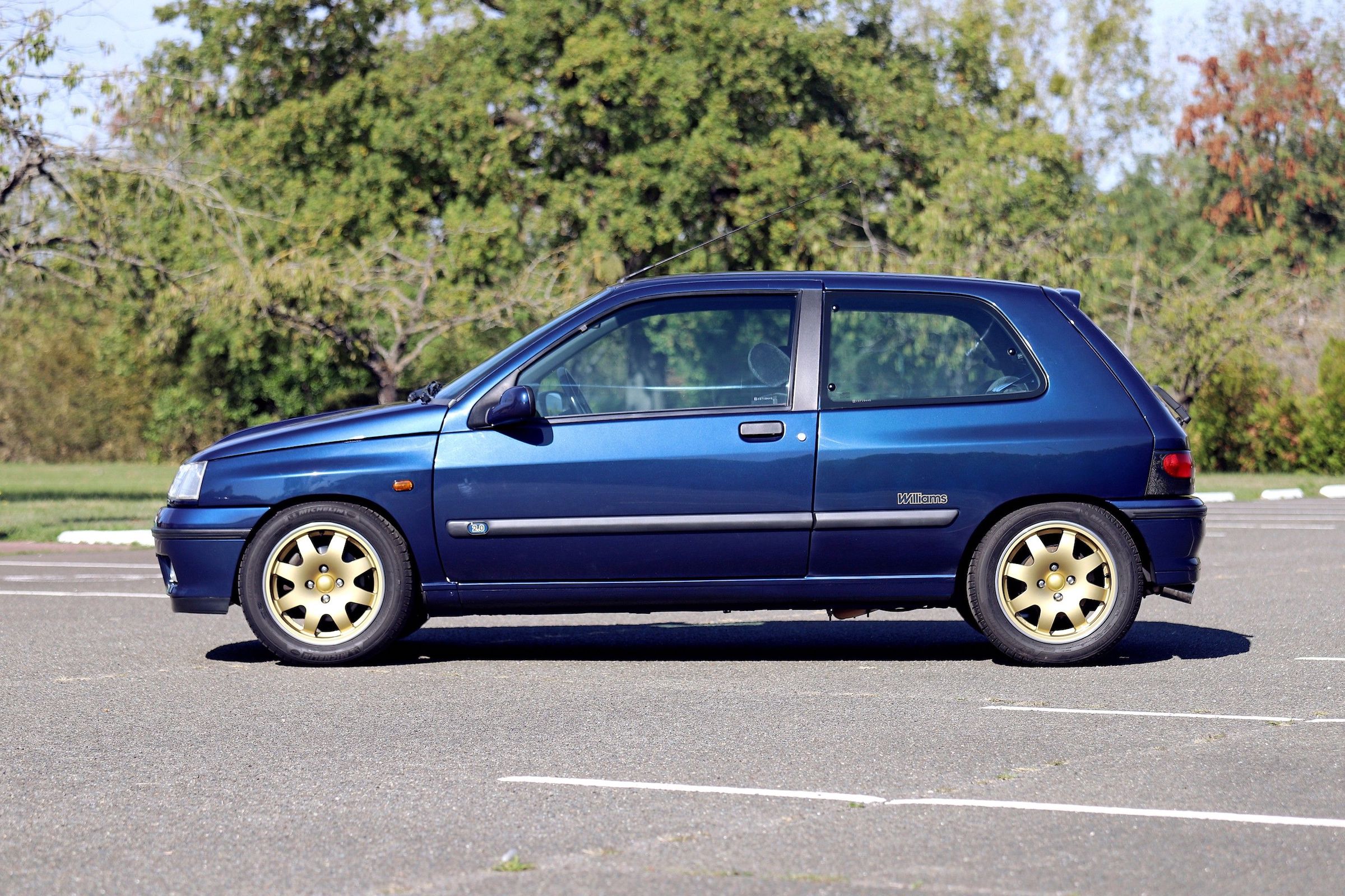 Gold standard: Renault Clio Williams sells for £64,000 at auction