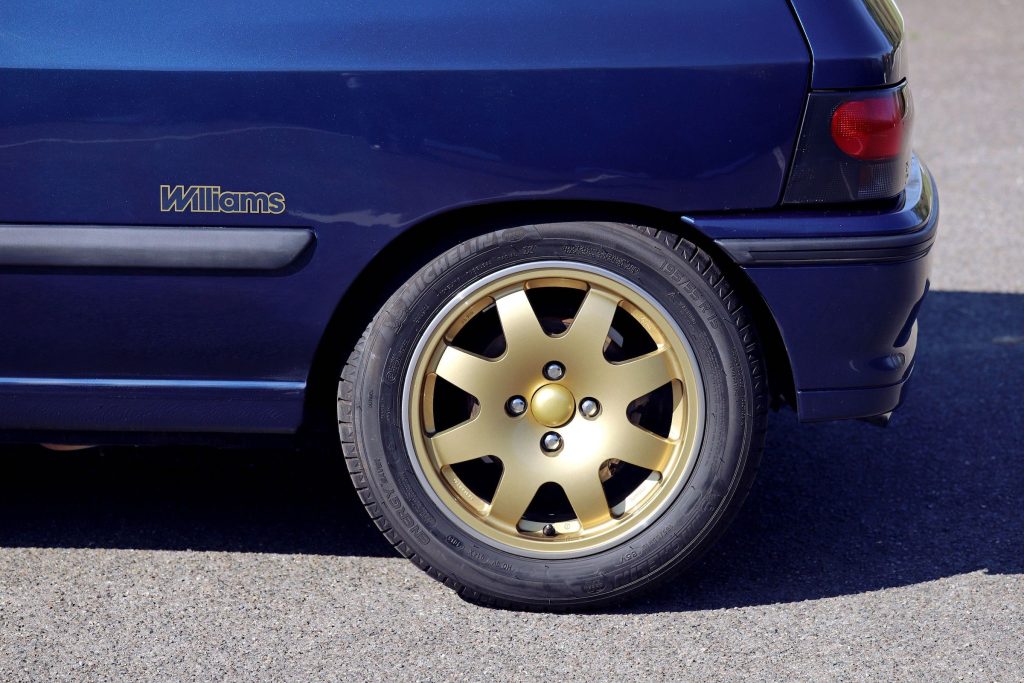 Gold standard: Renault Clio Williams sells for £64,000 at auction ...