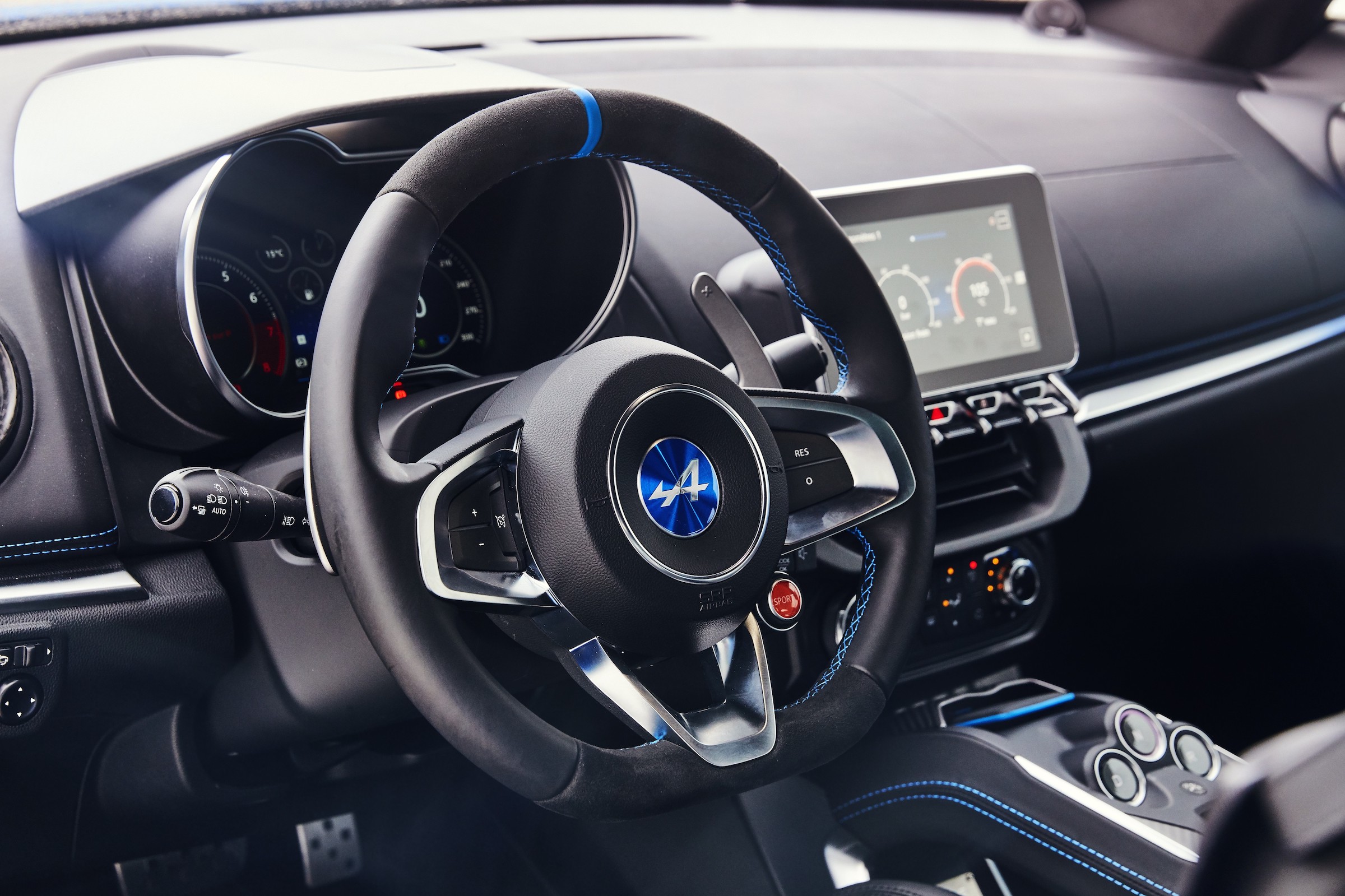 Alpine A110 interior