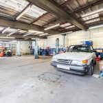 Former Saab garage for sale