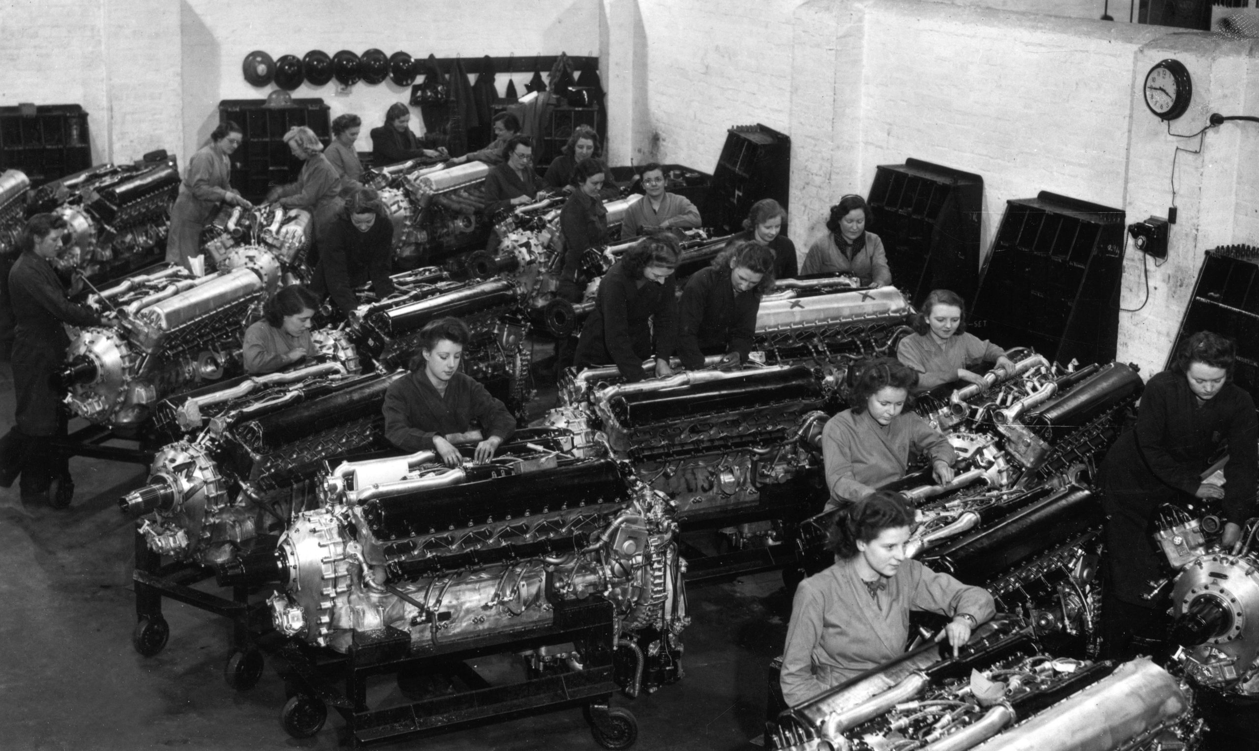 A lady, an engine, and World War II