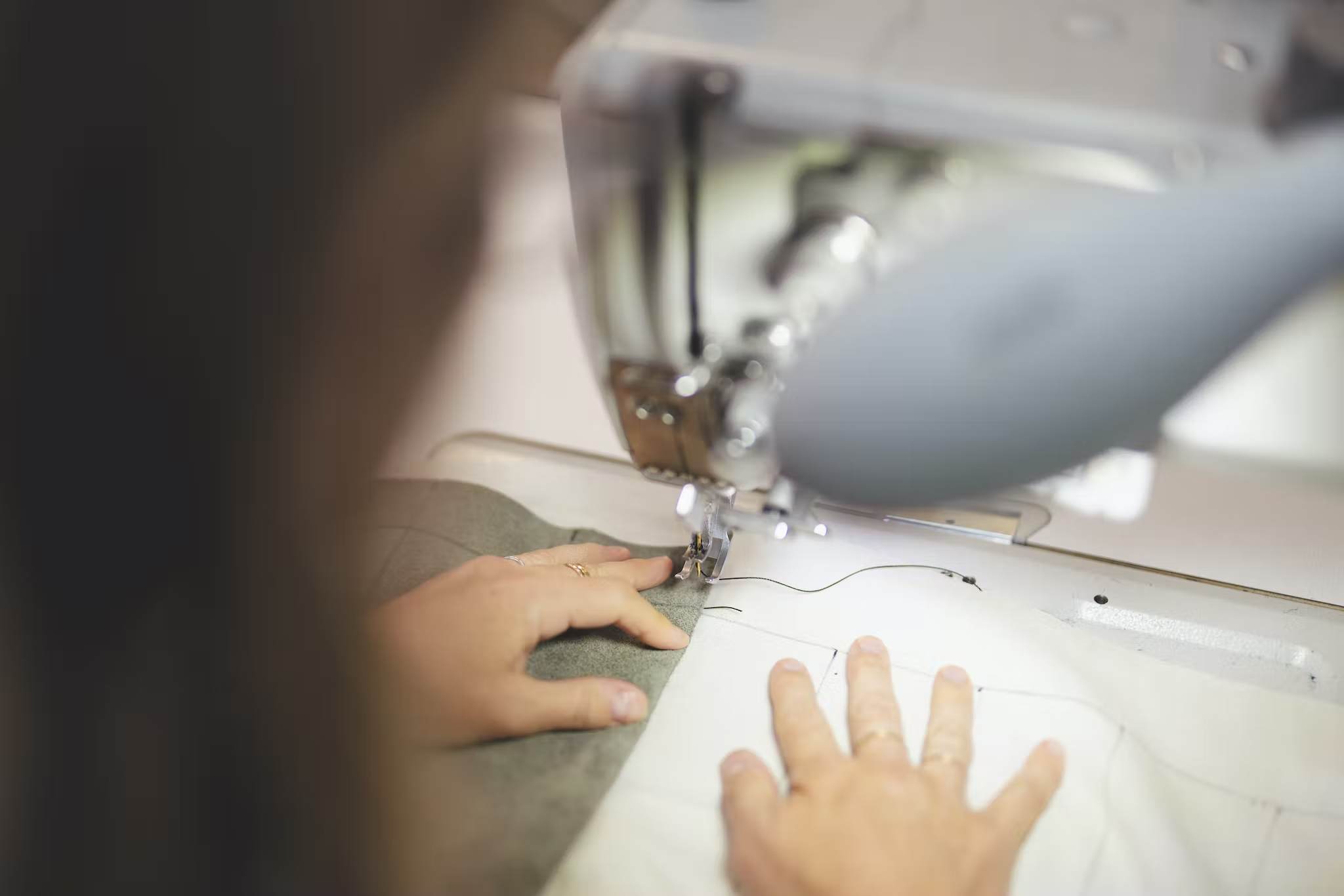 Stitching seats at Aston Martin